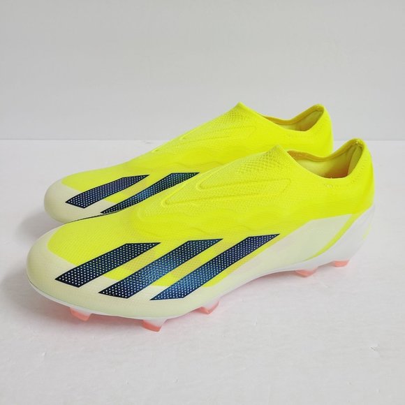 NEW Adidas X Crazyfast Elite Laceless FG Soccer Cleats IG0612 Size 5.5 Solar main image 9